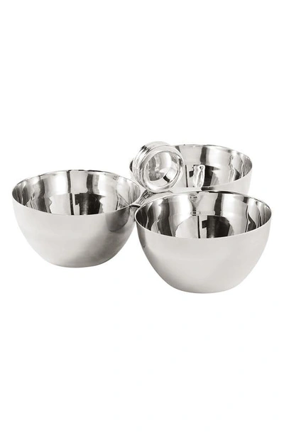 Shop Ralph Lauren Montgomery Triple Nut Bowl In Silver