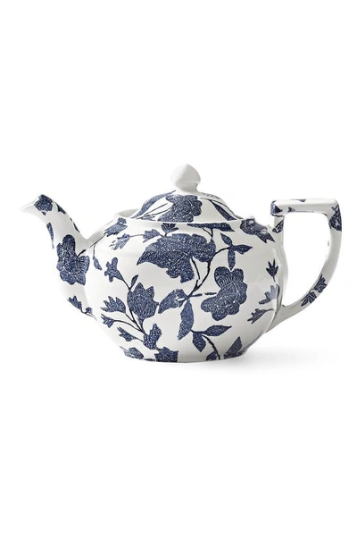 Shop Ralph Lauren X Burleigh Garden Vine Teapot In Indigo