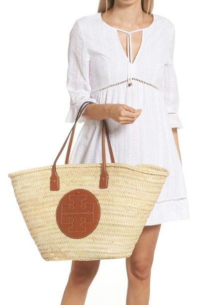 Ella Straw Basket Tote Bag: Women's Designer Tote Bags