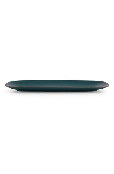 Nambe Taos Soft Rectangular Platter In Green