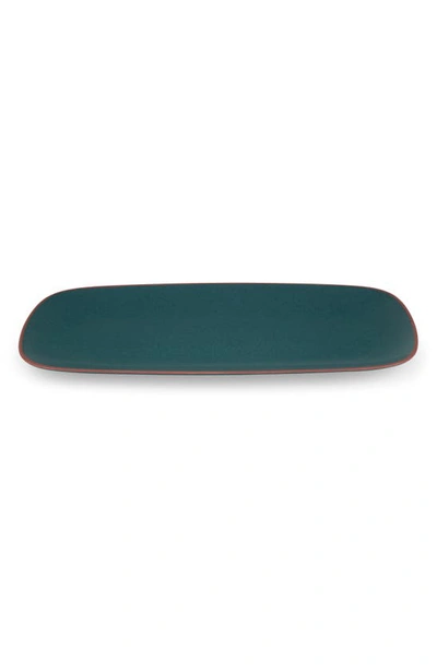 Shop Nambe Taos Rectangular Platter In Green