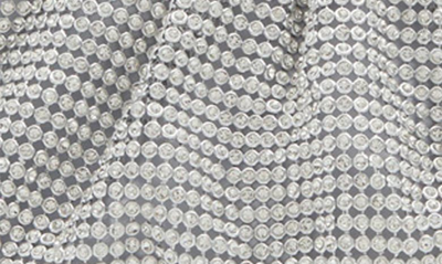 Shop Aldo Specchio Embellished Clutch In Silver