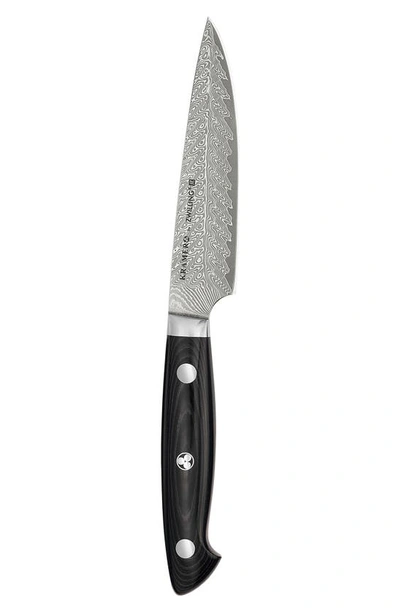 Zwilling Kramer Euroline Damascus Collection 5-inch Utility Knife In Stainless Steel