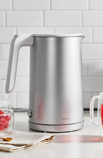 Shop Zwilling Enfinigy Cool Touch Kettle In Stainless Steel