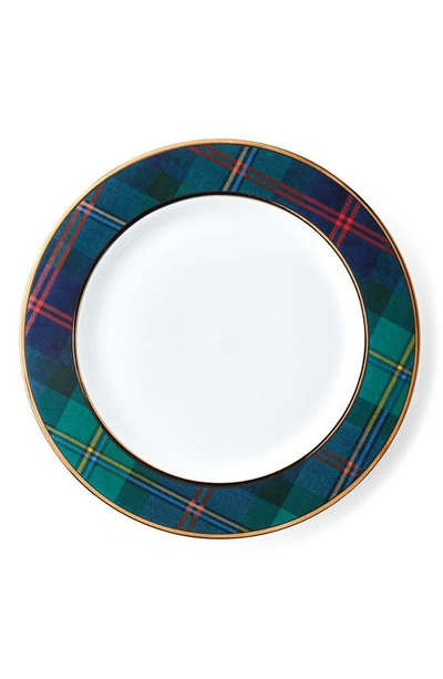 Shop Ralph Lauren Wexford Dinner Plate In Green Plaid