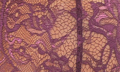 Lilac Stretch Lace Fabric