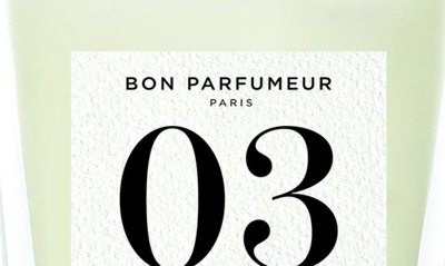Bon Parfumeur Candle 03 Patchouli, Leather & Tonka Bean Scented Candle