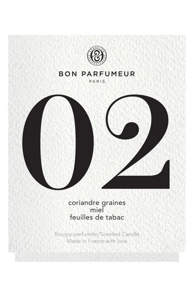 Bon Parfumeur Candle 02 Coriander Seed, Honey & Tobacco Scented Candle