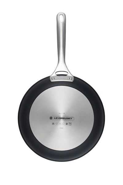 Shop Le Creuset 10-inch Toughened Nonstick Pro Frying Pan In Black