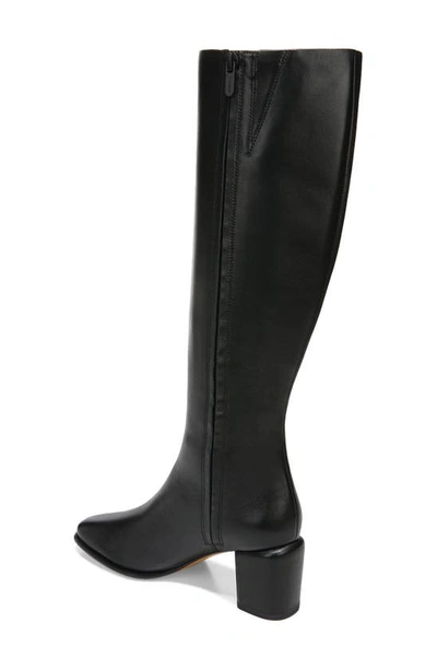 Shop Vince Maggie Knee High Boot In Black Leather