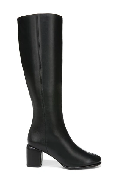 Shop Vince Maggie Knee High Boot In Black Leather