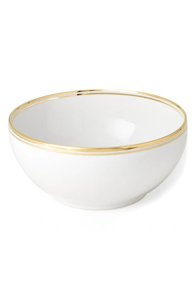 Shop Ralph Lauren Wilshire Serving Bowl In Gold