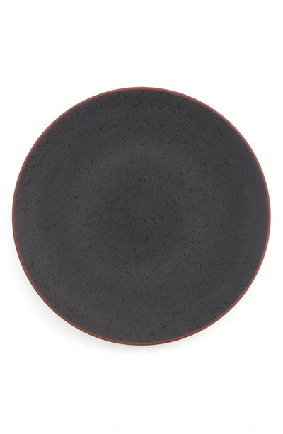 Nambe Taos Round Stoneware Platter In Black