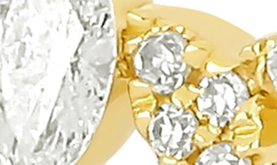 Ef Collection Marquise Diamond Stud Earrings In 14k Yellow Gold
