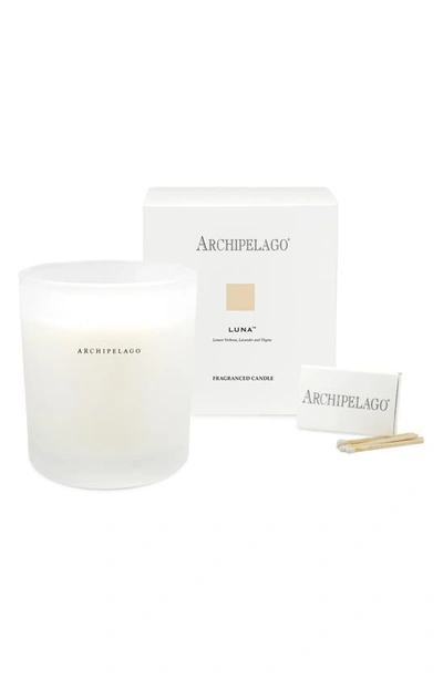 Shop Archipelago Botanicals Luna Boxed Candle, One Size oz In White