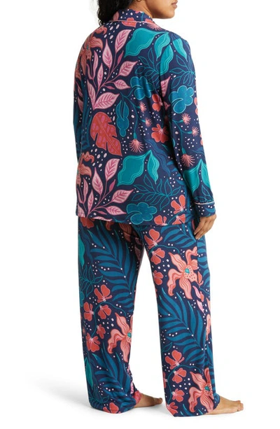Shop Nordstrom Moonlight Eco Pajamas In Navy Maritime Moonlit Floral