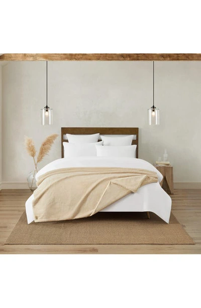 Ugg Marcella Faux Fur Throw Blanket In Lt Sand