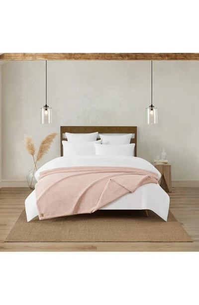 Ugg Marcella Faux Fur Throw Blanket In Lt Quartz