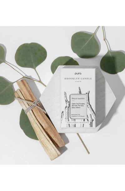 Shop Pura X Brooklyn Candle 2-pack Diffuser Fragrance Refills In Palo Santo