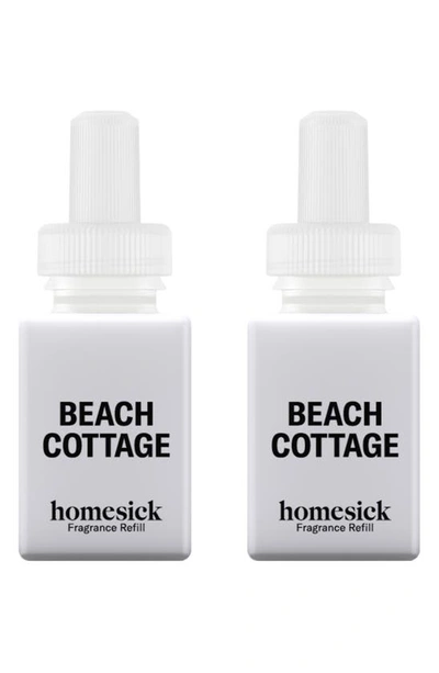 Shop Pura X Homesick 2-pack Diffuser Fragrance Refills In Beach Cottage