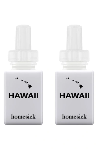 Shop Pura X Homesick 2-pack Diffuser Fragrance Refills In Hawaii