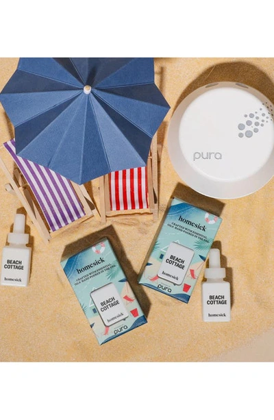 Shop Pura X Homesick 2-pack Diffuser Fragrance Refills In Beach Cottage