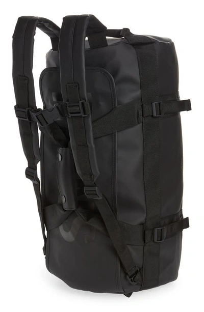 Shop Rains Small Duffle Backpack In 01 Black