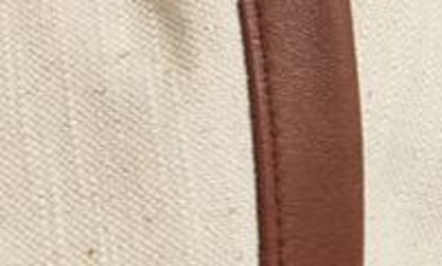 Madewell The Sydney Cotton & Linen Blend Tote Bag In Cloud Lining