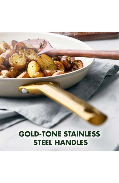 Greenpan Reserve Set Of 2 Ceramic Nonstick Frying Pans In Taupe