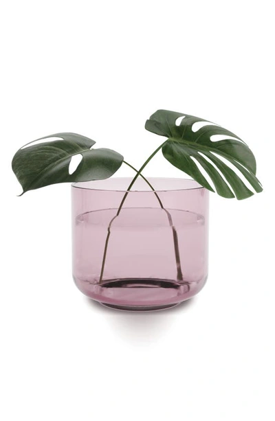 Shop Umbra Layla Glass Vase In Purple