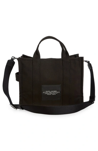 Marc Jacobs Small Traveler Canvas Tote In Black
