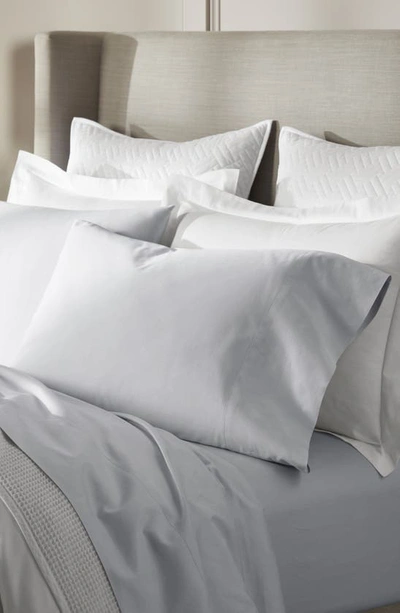 Shop Boll & Branch Signature Hemmed Sheet Set In Sky