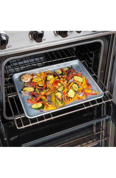 Shop Viking Set Of 2 Nonstick Baking Sheets In Stainless Steel