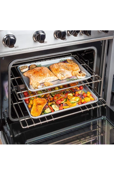 Viking Set Of 2 Nonstick Baking Sheets In Stainless Steel