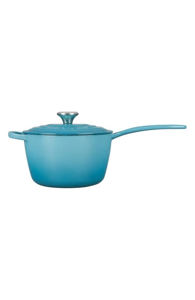 Le Creuset Signature 1.75-quart Enameled Cast Iron Saucepan In Caribbean
