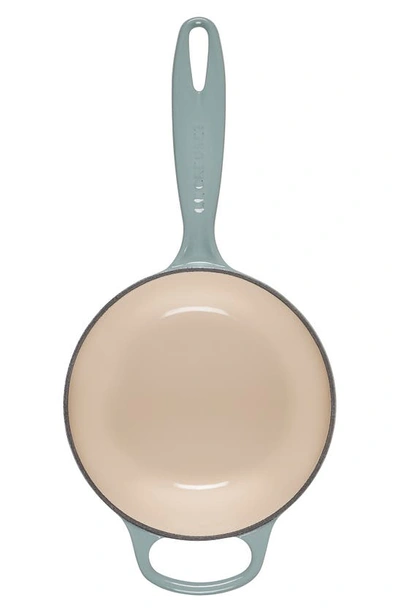 Le Creuset Signature 1.75-quart Enameled Cast Iron Saucepan In Sea Salt