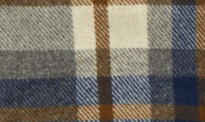 Pendleton Motor Robe Wool Throw Blanket With Carrying Straps In Raleigh Plaid