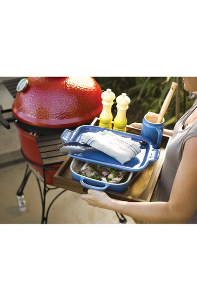Le Creuset Stoneware Rectangular Dish & Platter Lid In Marseille
