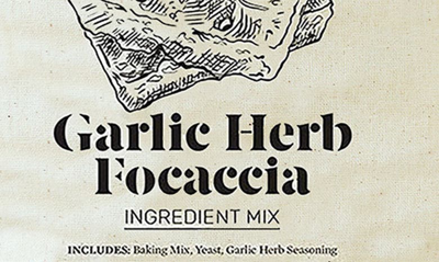 Brooklyn Brew Shop Garlic Herb Focaccia Making Kit In Canvas