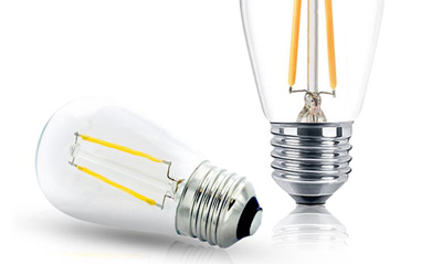 Shop Brightech Ambience Pro Led S14 2 Watt 15-pack Light Bulbs In Black
