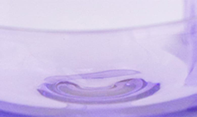Estelle Colored Glass Set Of 6 Stem Coupes In Lavender