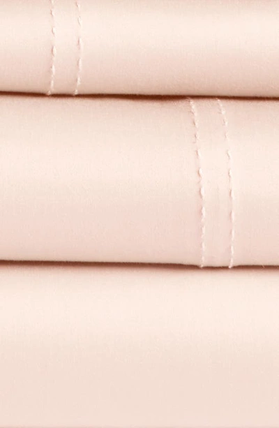 Shop Nordstrom 400 Thread Count Organic Cotton Sateen Sheet Set In Pink Peony Bud