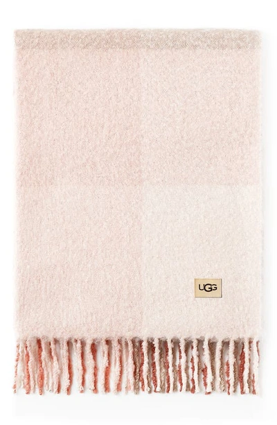 Shop Ugg (r) Brook Plaid Throw In Rosewater Multi