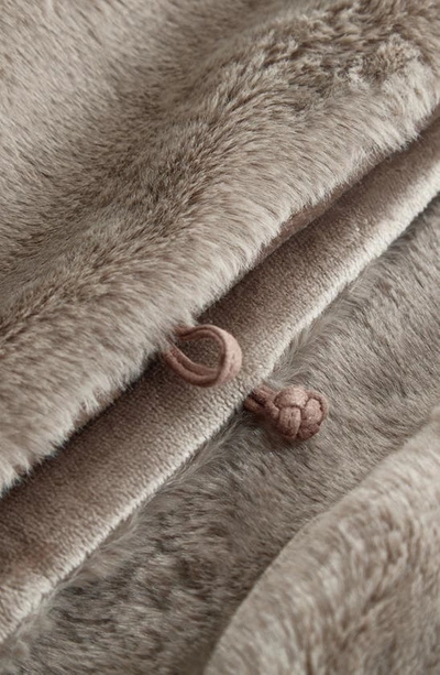 Shop Unhide Li'l Marsh Medium Plush Blanket In Taupe Ducky