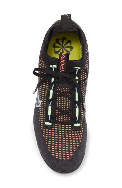 Shop Nike Air Vapormax 2021 Fk Sneaker In Multi-color/ Black/ Lime Glow