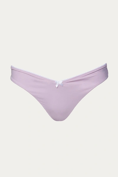 Shop Weworewhat Picot Delilah Bottom In Lilac In Purple