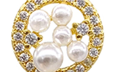 Shop Adornia 3-tier Flower White Mother Of Pearl Dangle Earrings