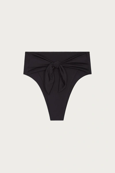 Shop Weworewhat Riviera Bikini Bottom In Black
