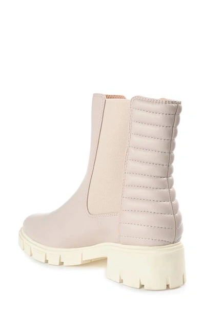 Journee Collection Tru Comfort Tatiana Lug Sole Chelsea Boot In Stone