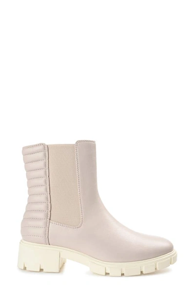 Journee Collection Tru Comfort Tatiana Lug Sole Chelsea Boot In Stone